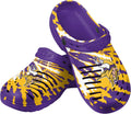 FOCO NFL Team Logo Tie-dye Garden Sandals Clogs with Strap - Fan Ready