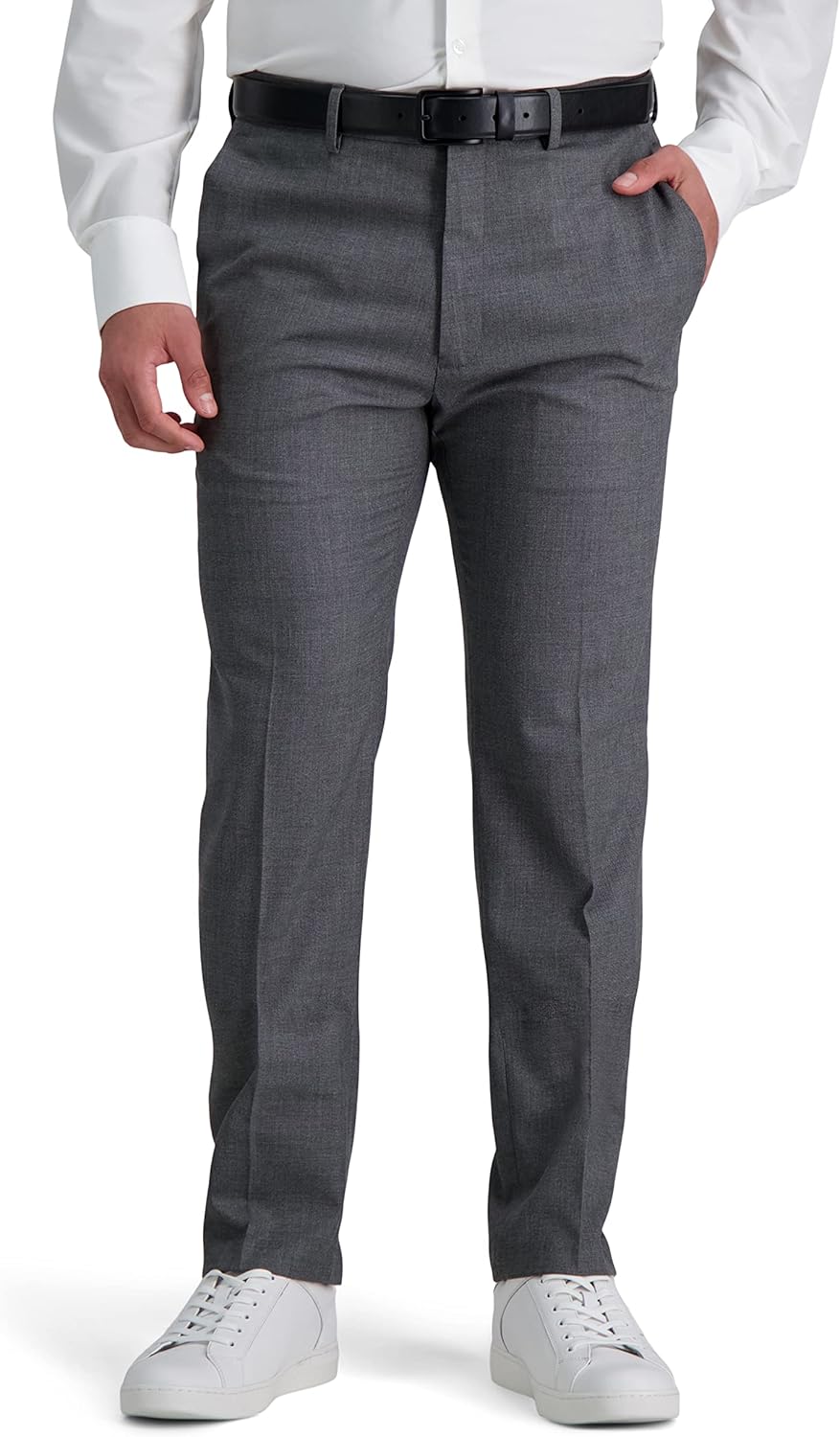 Kenneth Cole REACTION Men's Slim Fit Solid Performance Dress Pant