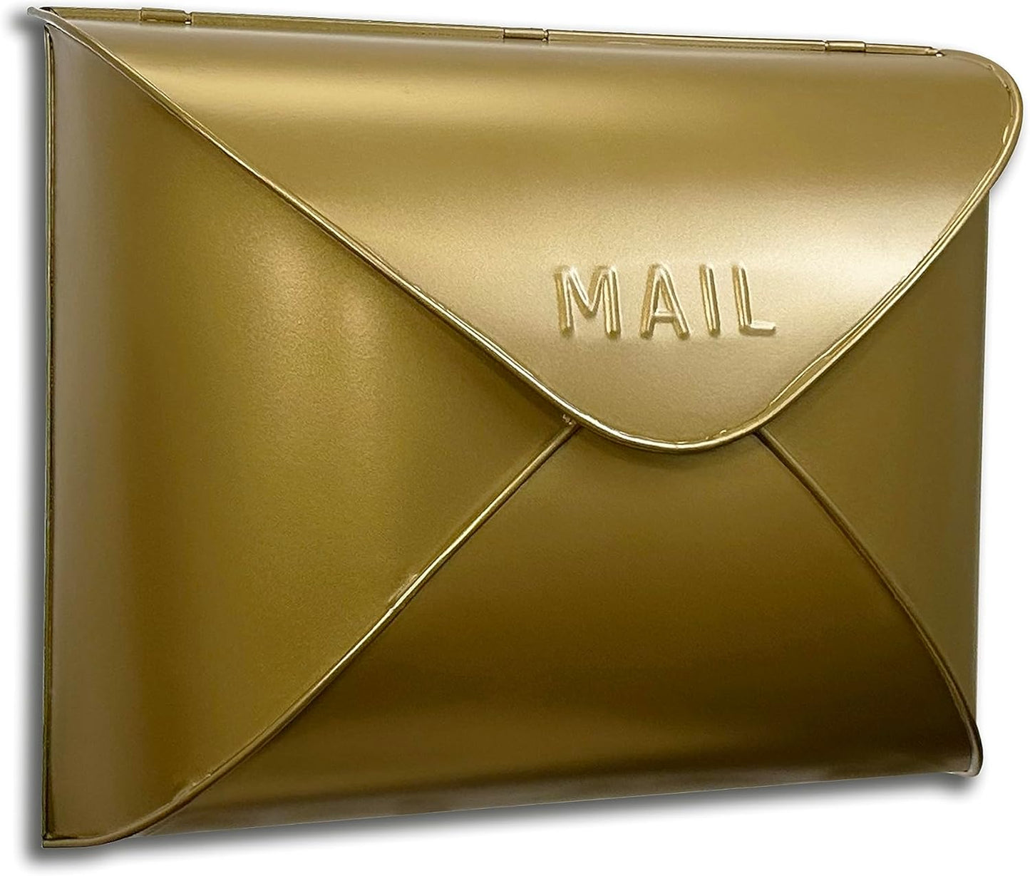 NACH Wall Mount Mailboxes for Outside - Antique Brass Design