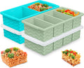 Silicone Freezer Molds for Soup with Lid - Meal Prep Portion Control