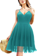 Ellames Women's Summer Spaghetti Strap V Neck Sundress - Flowy Midi 1%