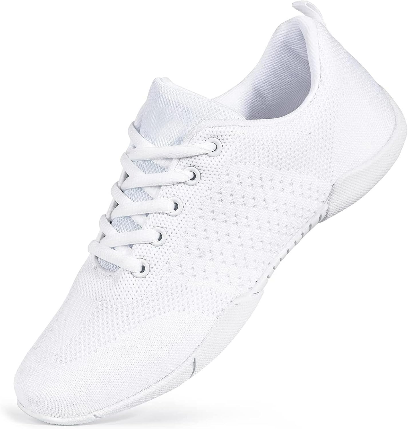 Ultra-Lightweight White Cheer Shoes for Women and Youth Cheerleaders