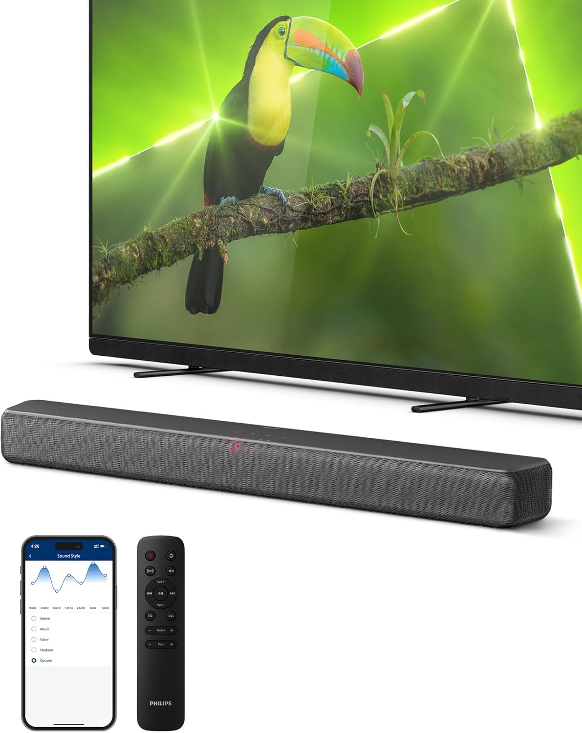Immerse in Dynamic Sound with PHILIPS B5109 SoundBar