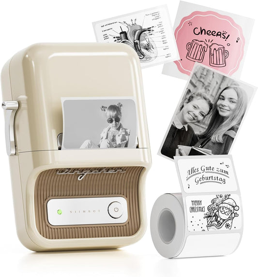 NIIMBOT B21: Portable Bluetooth Label Printer
