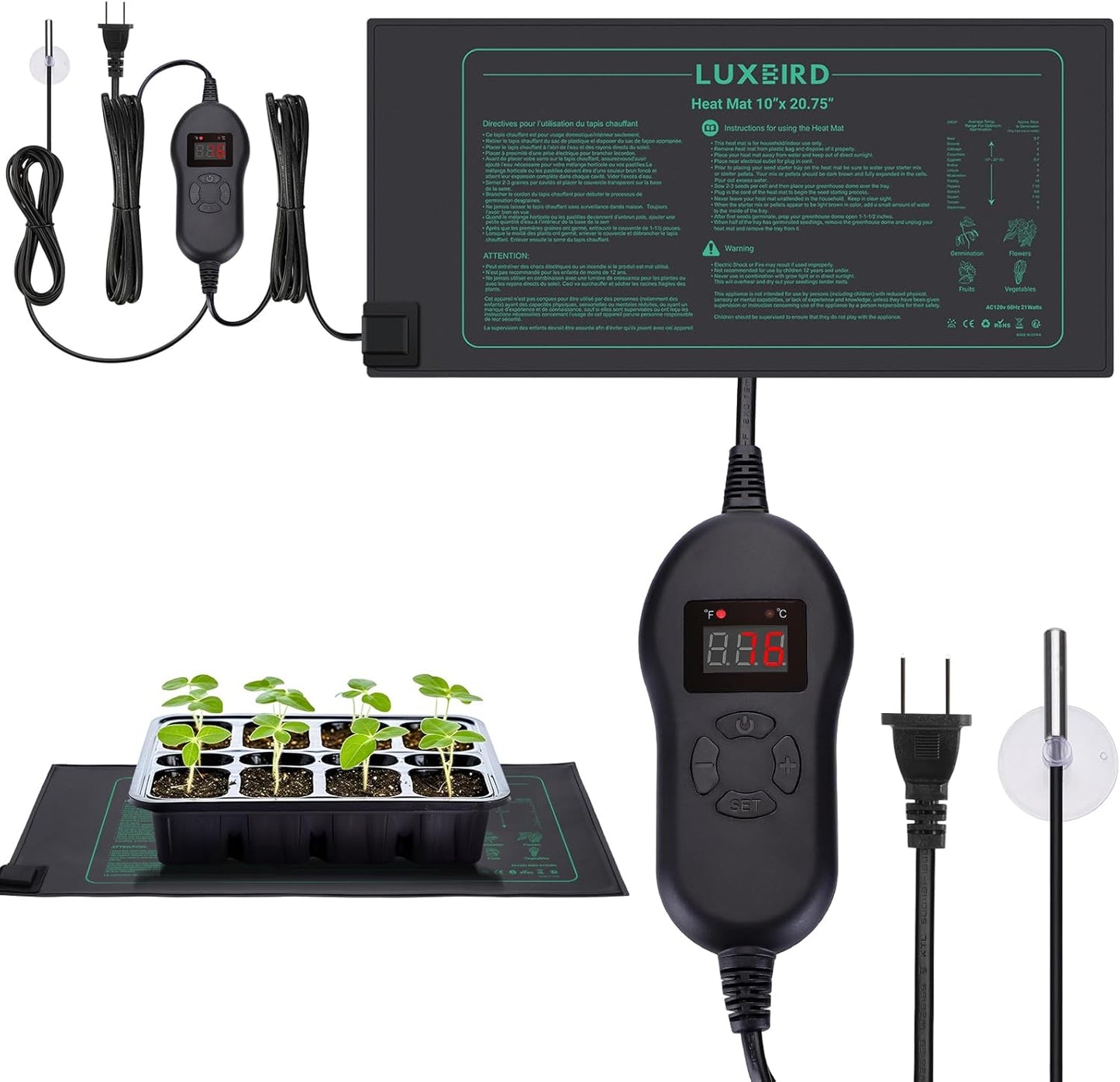 Efficient Indoor Greenhouse Heating Mat