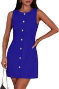 Work Dresses for Women Summer 2025 Sleeveless Button Down - Office