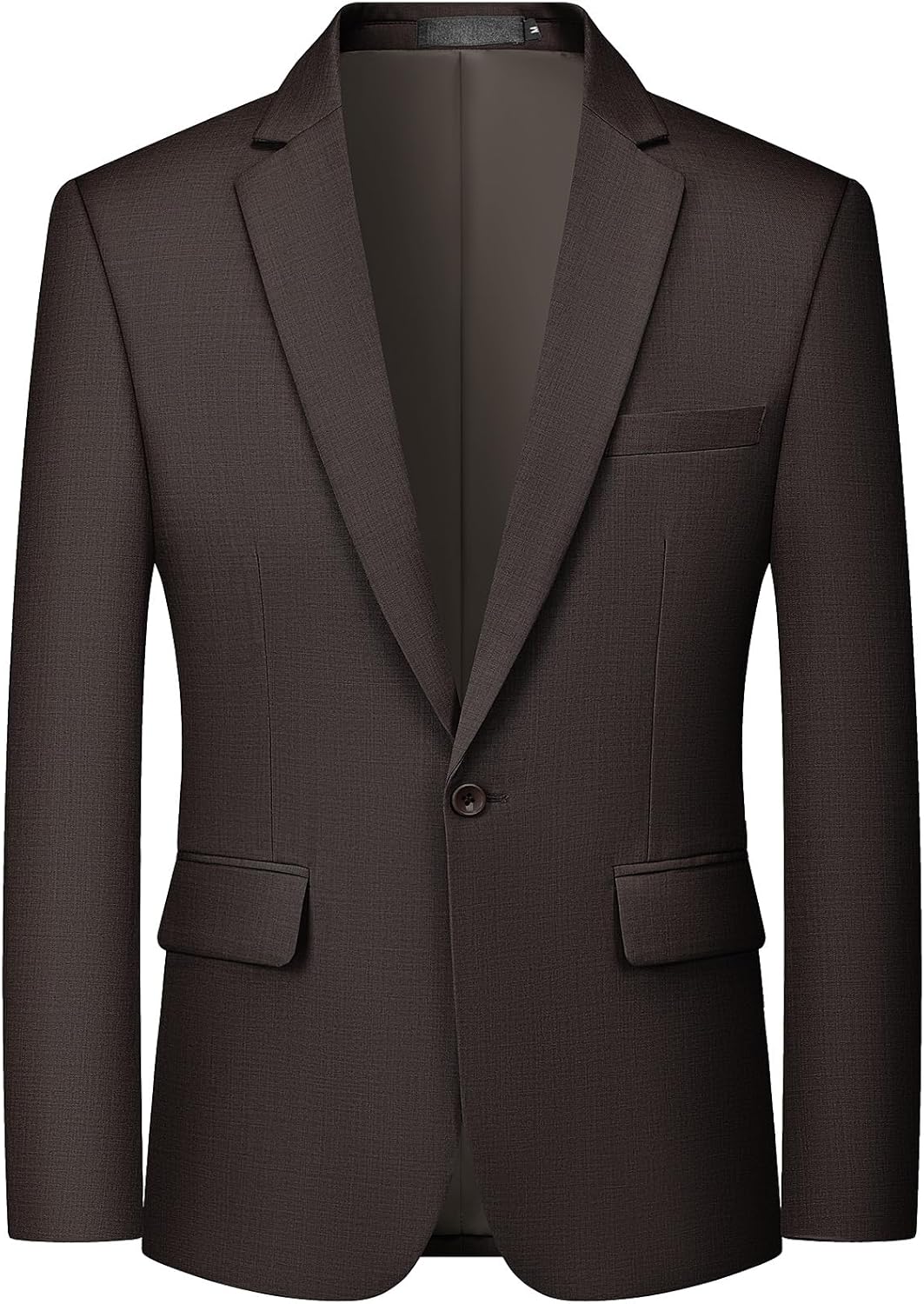 MAGE MALE Men's One Button Suit Jacket for Elegant Style