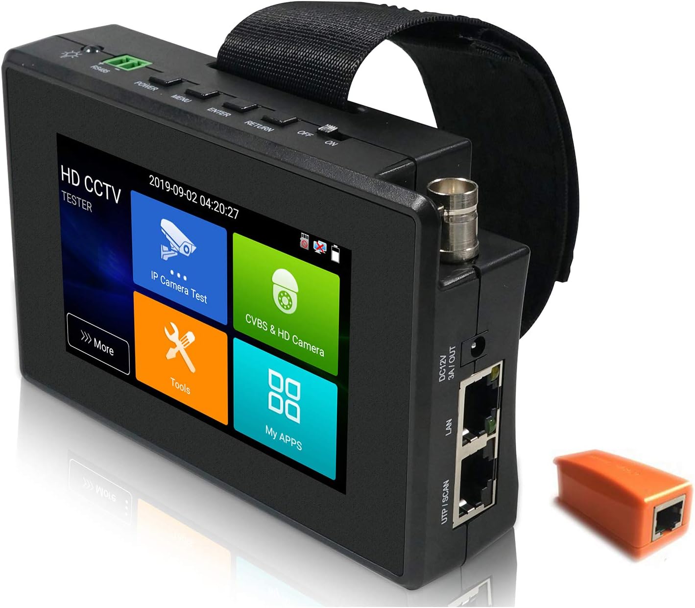 Eversecu 5 in 1 CCTV Tester for IP and Analog Camera Testing