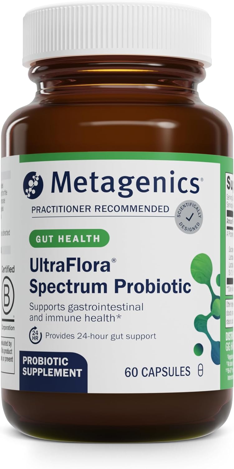 Metagenics UltraFlora Spectrum Probiotic for Gut Health & Wellness
