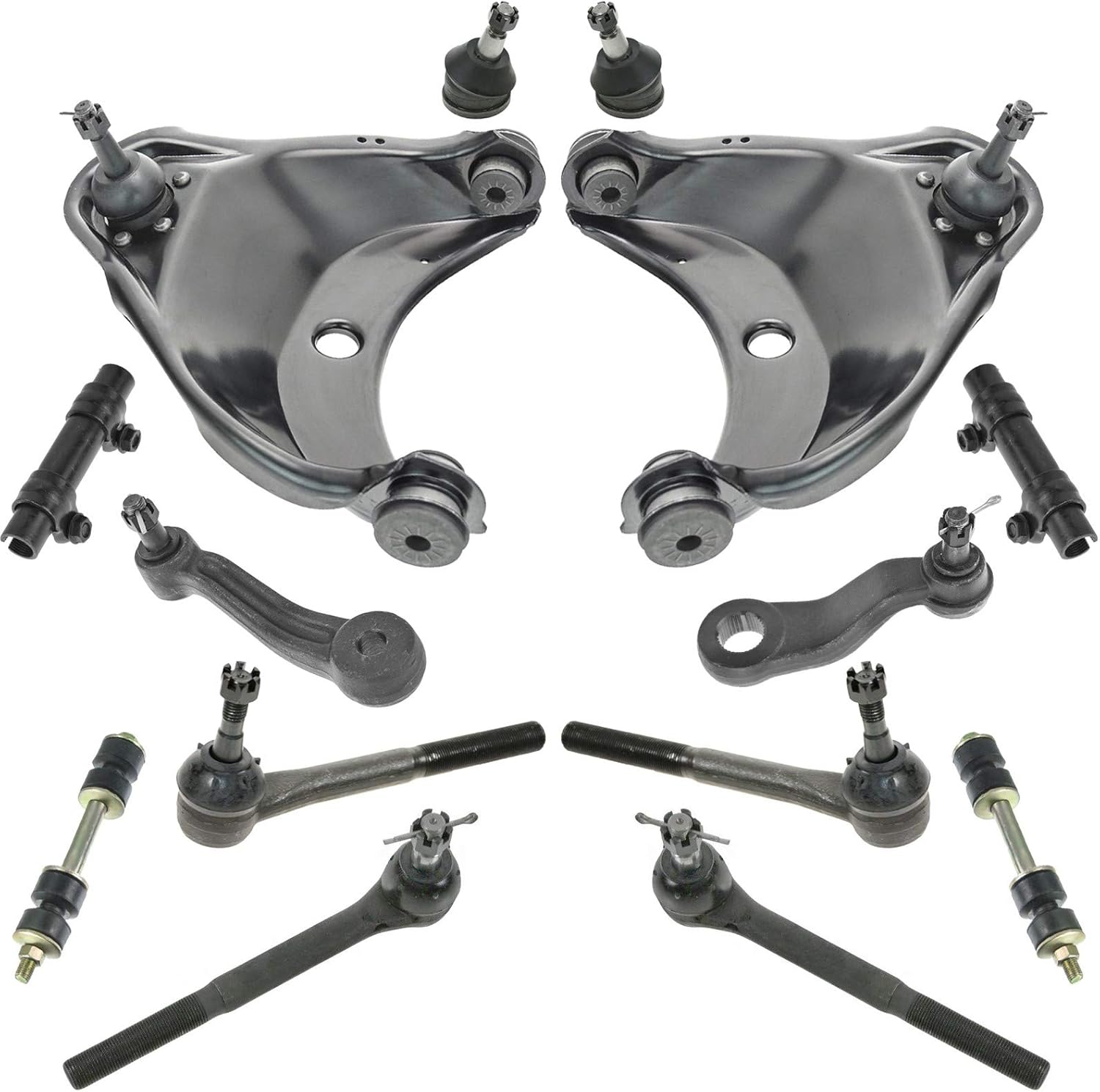 TRQ Front Steering & Suspension Kit for Chevrolet GMC Vehicles