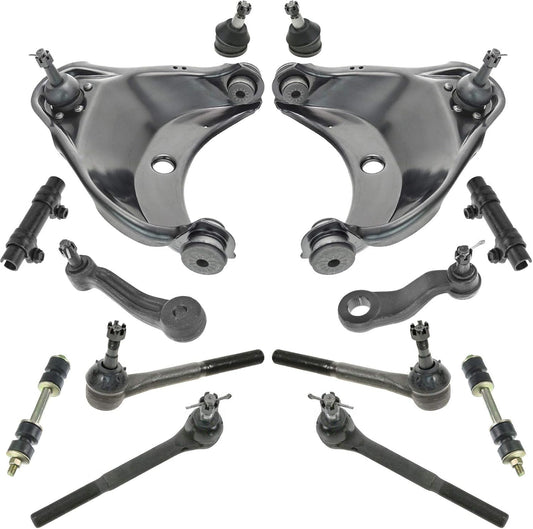 TRQ Front Steering & Suspension Kit for Chevrolet GMC Vehicles