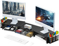 Gianotter Dual Monitor Stand with Drawer - Organize Efficiently!