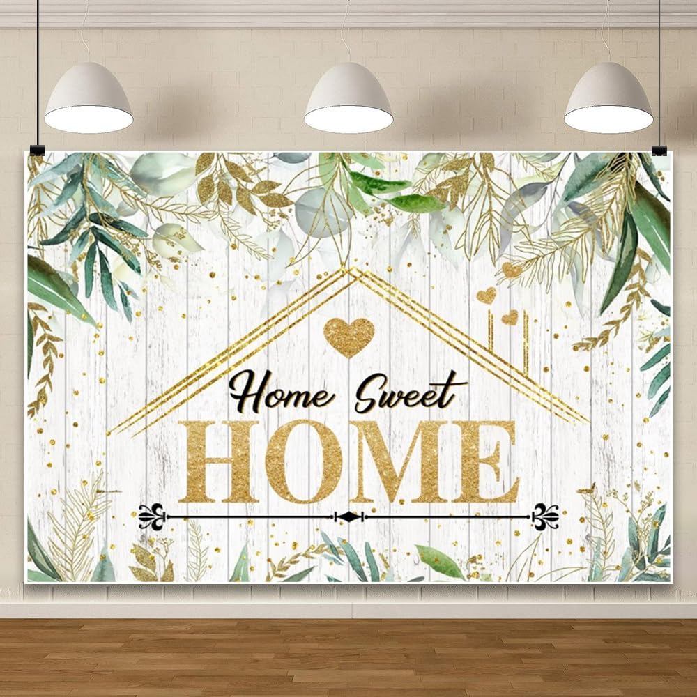 Home Sweet Home Backdrop for Housewarming and Parties