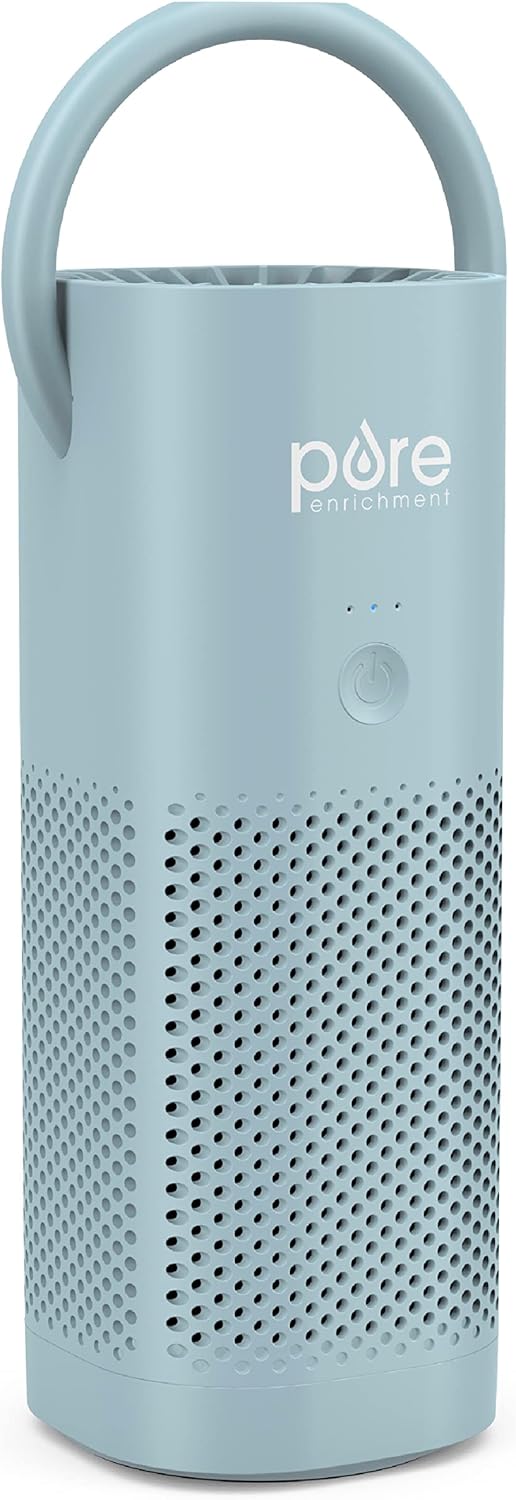 Portable Air Purifier with True HEPA Filter for Small Spaces
