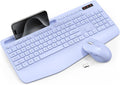 Wireless Keyboard and Mouse Combo - Ergonomic Full-Size Set