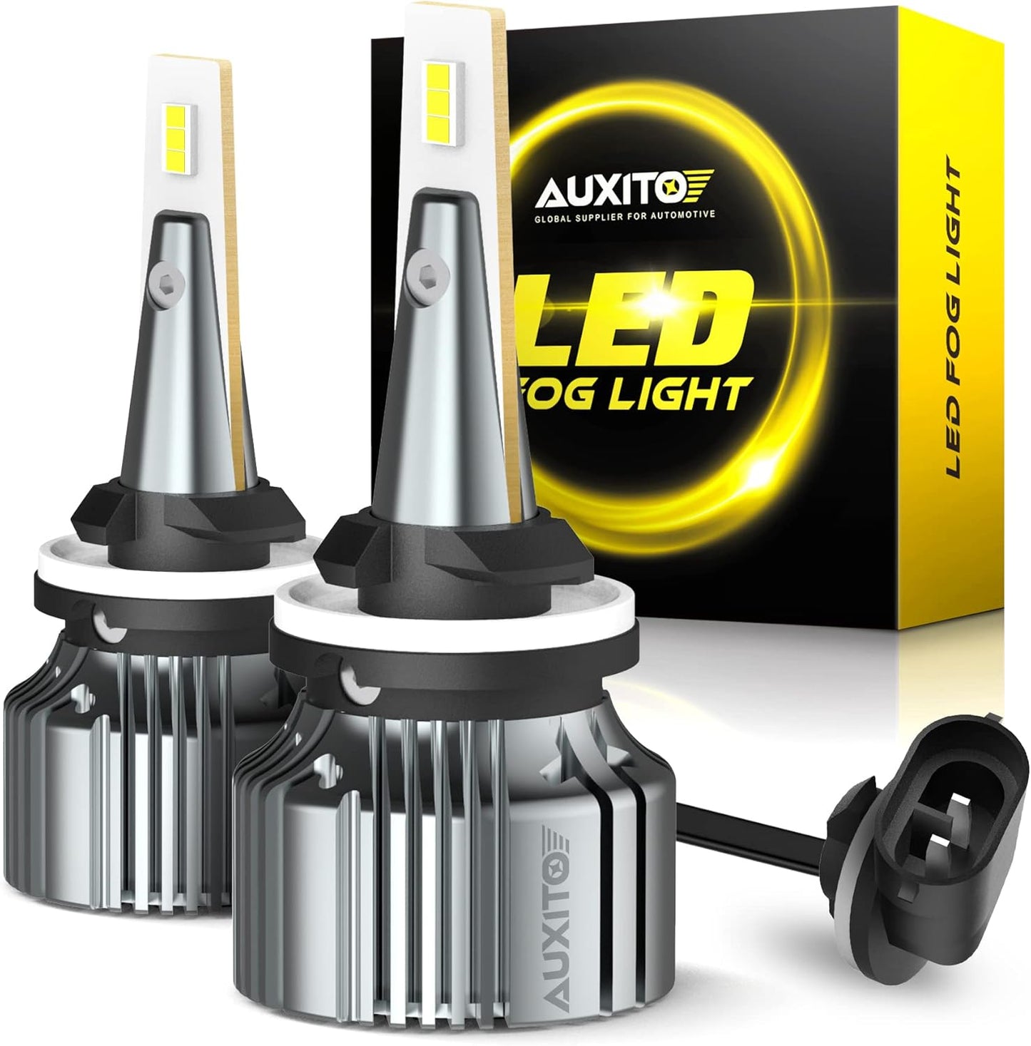 AUXITO 881 LED Fog Light Bulb - Super Bright 6500K Cool White