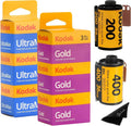 Kodak Ultramax 400 & Gold 200 35mm Film Bundle - Versatile Color