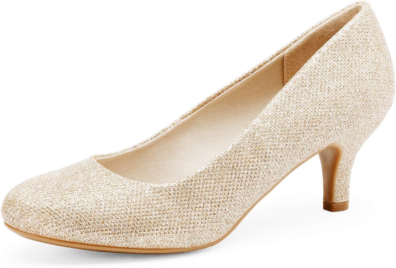 DREAM PAIRS Women's Comfortable Low Heel Pump Shoes for Style