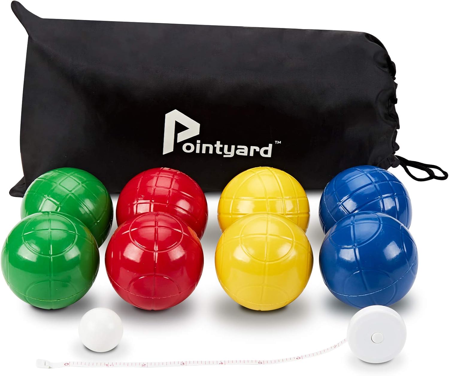 Pointyard 100mm Bocce Ball Set for Outdoor Family Fun