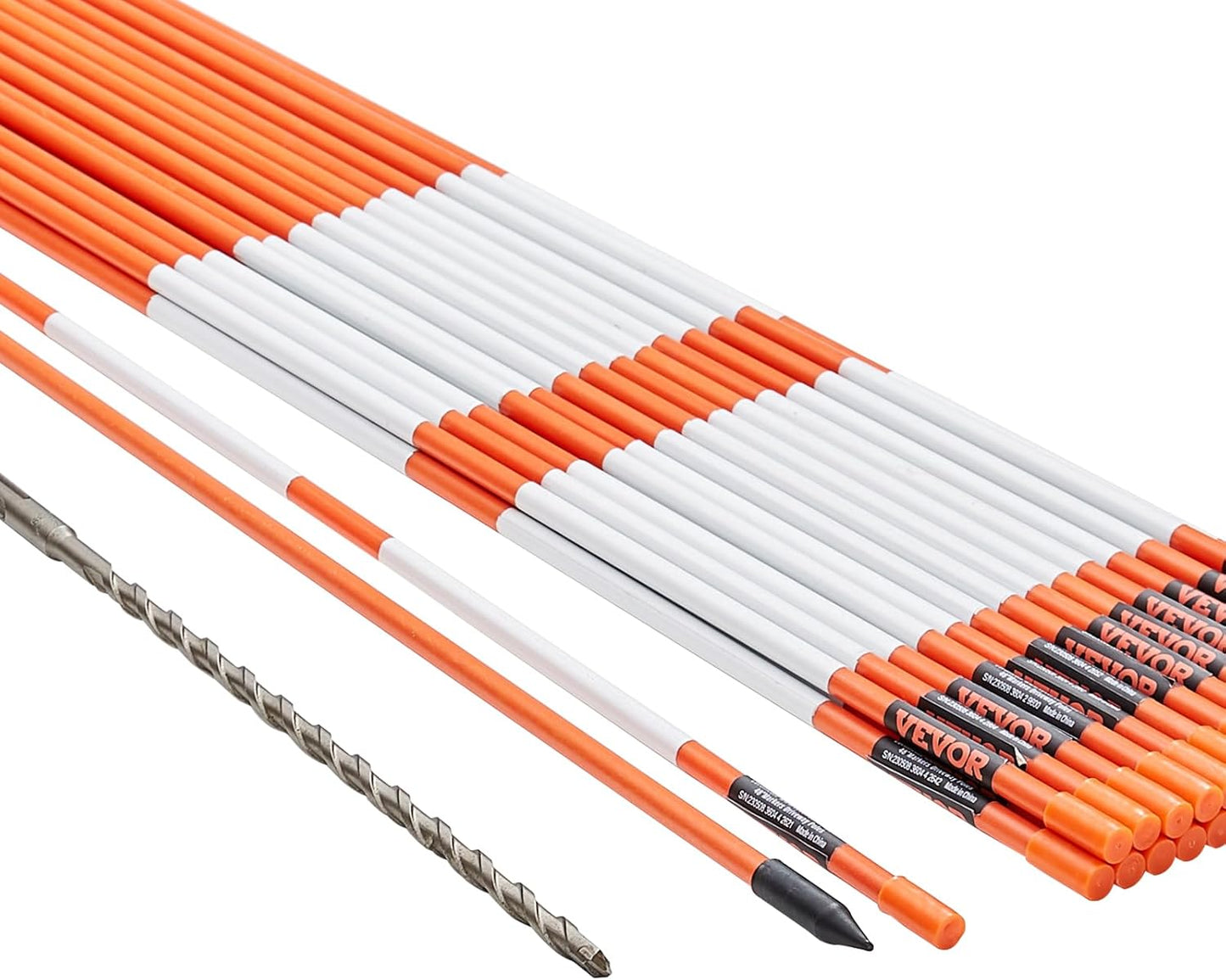 VEVOR Driveway Markers 30 PCS 48 inch Reflective Snow Stakes