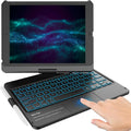 KBCASE Touchpad Keyboard Case for iPad 9th/8th/7th Gen - Rotatable