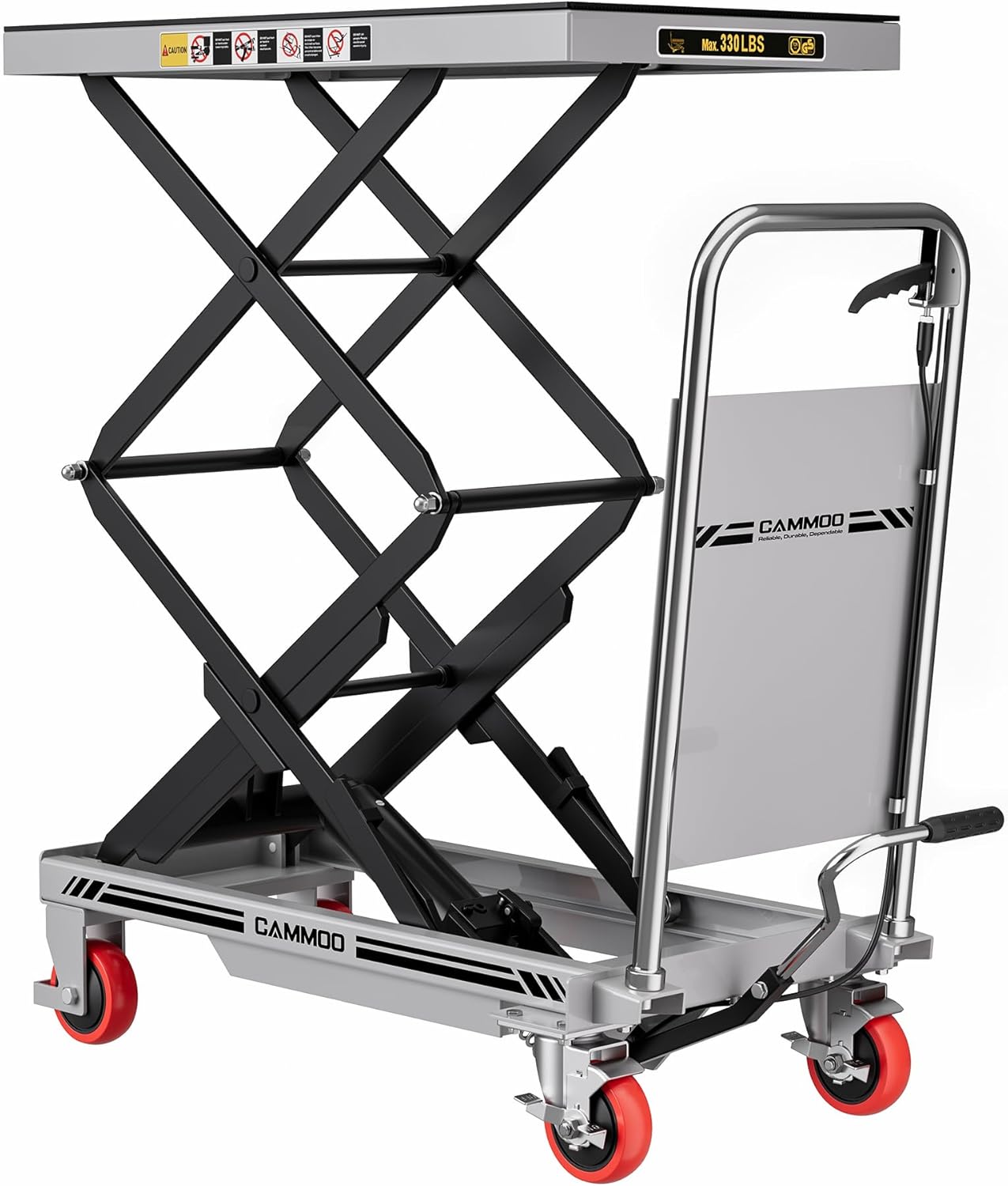 Hydraulic Lift Table Cart for Safe Material Handling & Transport