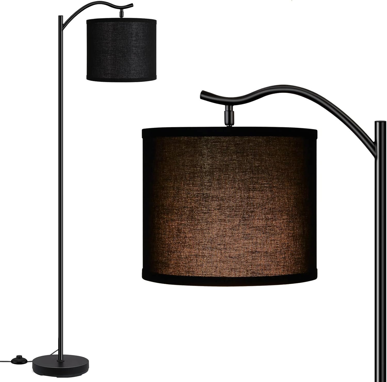 Montage Mid Century Arched Floor Lamp for Modern Living Spaces