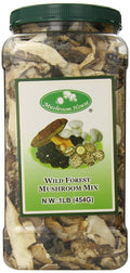 Mushroom House Dried Mushroom Forest Blend, Premium 1 Pound - Chef