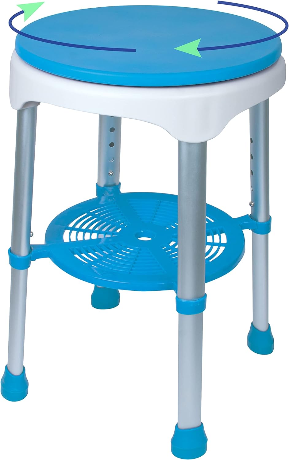 Carex Swivel Bath Stool - Easy Rotating Seat