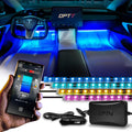 Interior Car LED Strip Lights with App & Remote - Ambient RGB