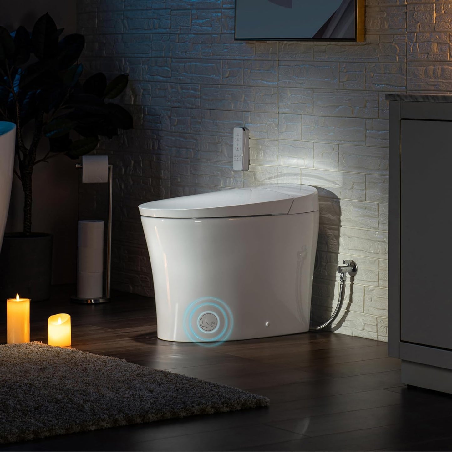 WOODBRIDGE B0970S One Piece Elongated Smart Tankless Bidet Toilet