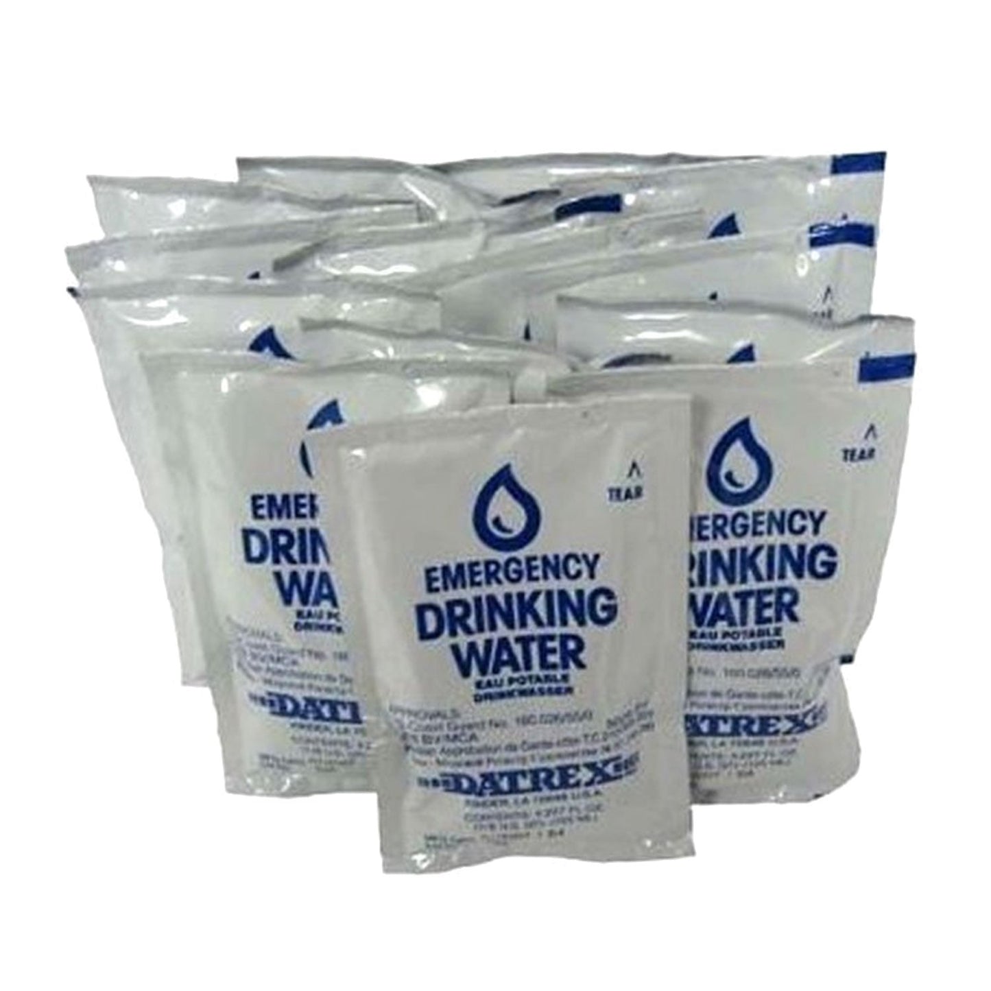 Datrex Emergency Water Packets - 3 Day Supply