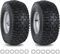 15x6x6 Lawn Mower Front Tire 4-Ply 570 lb Load - 2 Pack