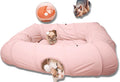 XxingSheep 4 Ways Shuttled XL Cat Tunnel Bed for Indoor Cats