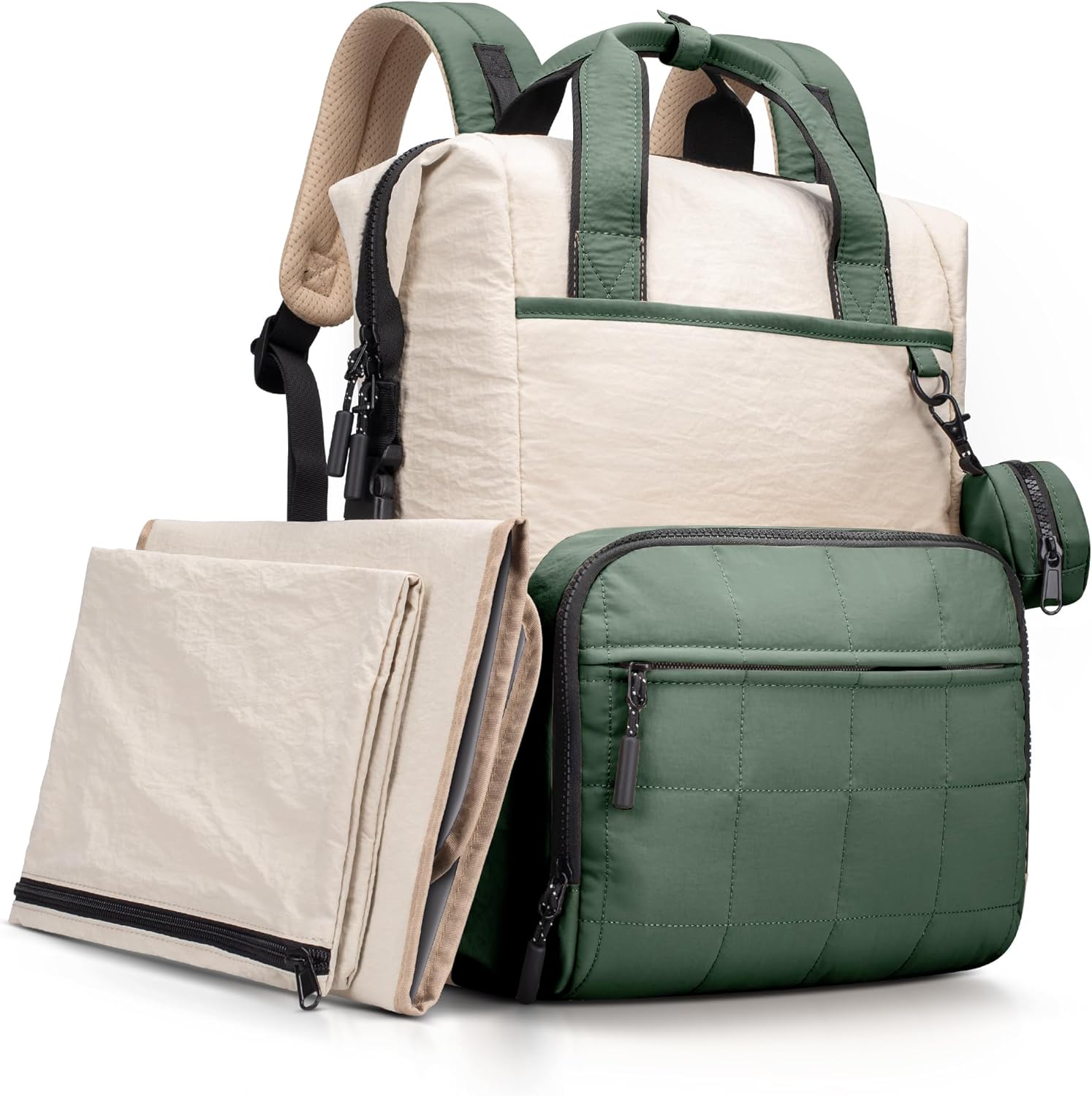 VONAL Diaper Bag Backpack: Lightweight Travel Diaper Bag