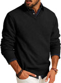Mens V Neck Pullover Wool Blend Lightweight Long Sleeve Sweater