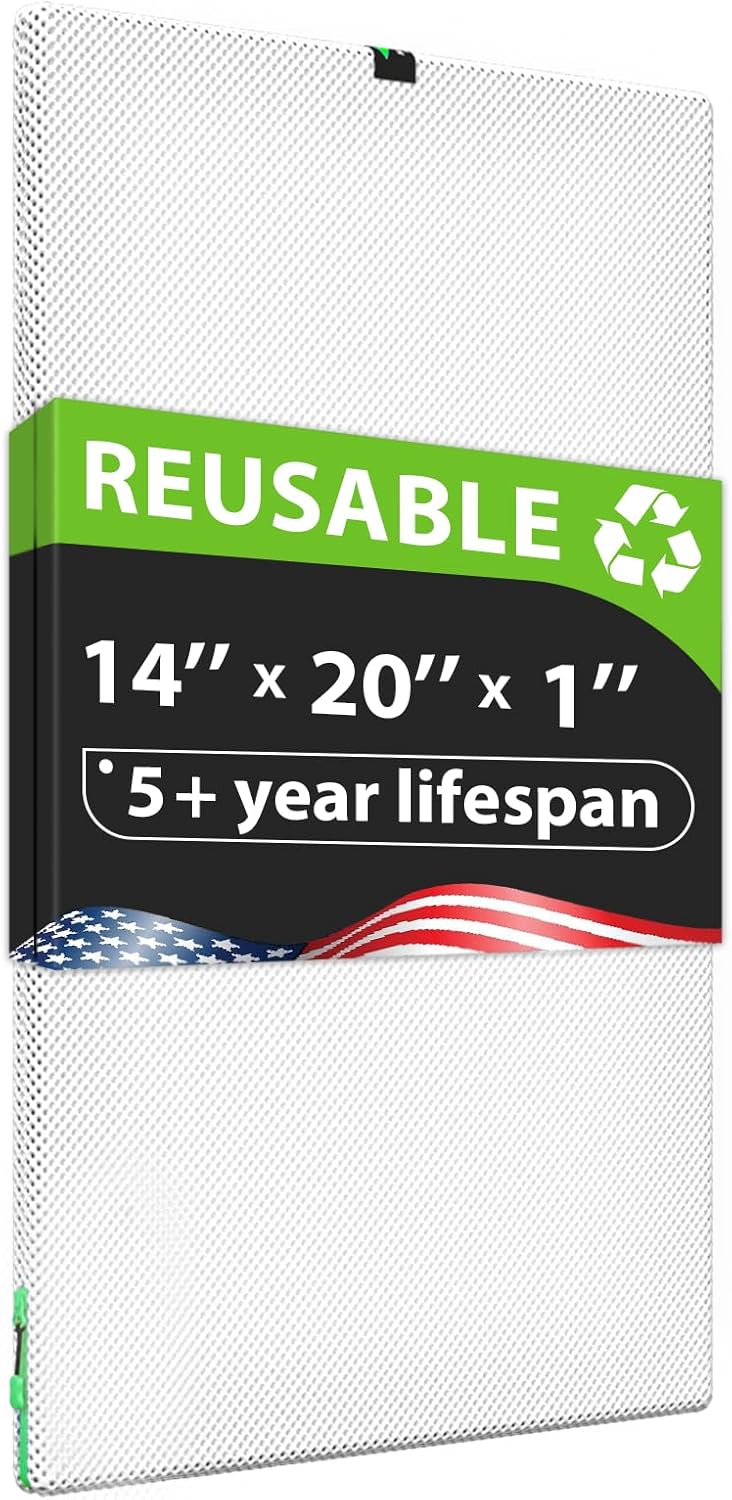 14x20x1 Washable and Reusable Air Filter for AC and HVAC