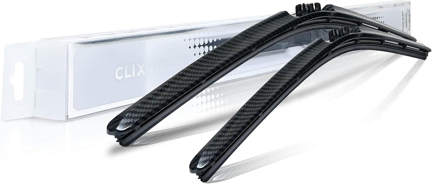 ClixWipers Premium All Weather Wiper Blades for Any Vehicle