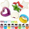 Kid-Friendly Sandwich Maker Set: 3 Unique Shapes + 8 Mini Cutters by MUYIYAMEI