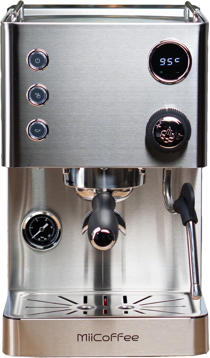 Ultimate Espresso Indulgence: MiiCoffee Stainless Steel Machine