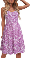 Casual Dresses for Women Sleeveless Cotton A Line Sundress BUST