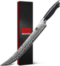 SHAN ZU Butcher Knife 12 in Brisket Knife - Ultra Sharp, Durable