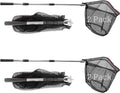 2 Packs Fishing Net with Handle - Telescopic Landing Nets for Bass