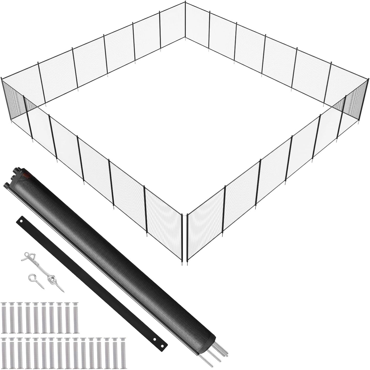 VEVOR Pool Fence for Inground Pools - Safe and Durable Design
