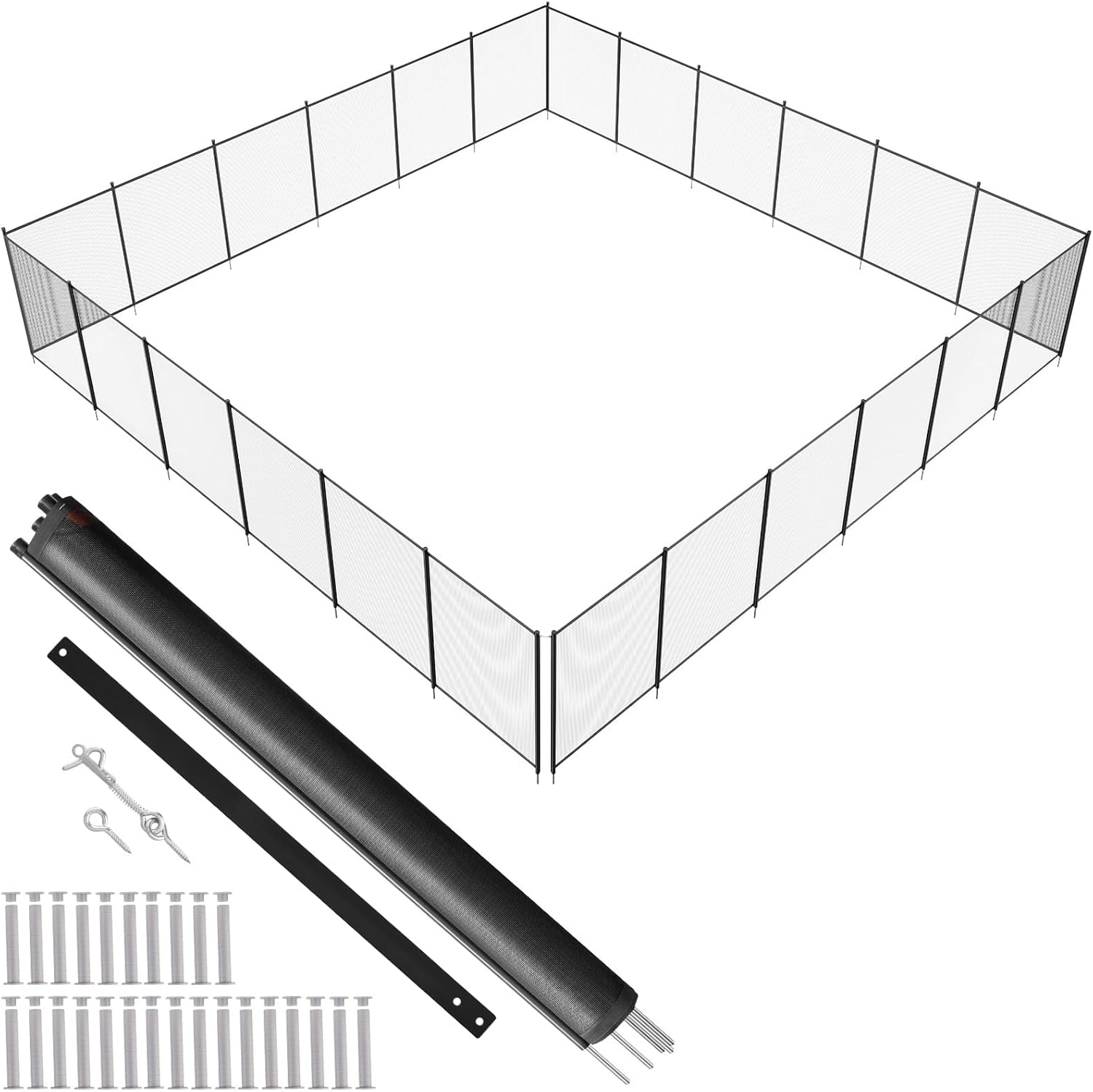 VEVOR Pool Fence for Inground Pools - Safe and Durable Design