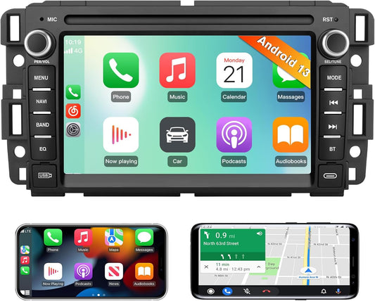 2GB+64GB Car Stereo Radio for Chevy Silverado with Touch Screen
