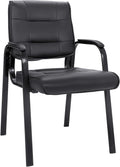 Office Guest Chair Bonded Leather Executive Side Chair - Comfortable