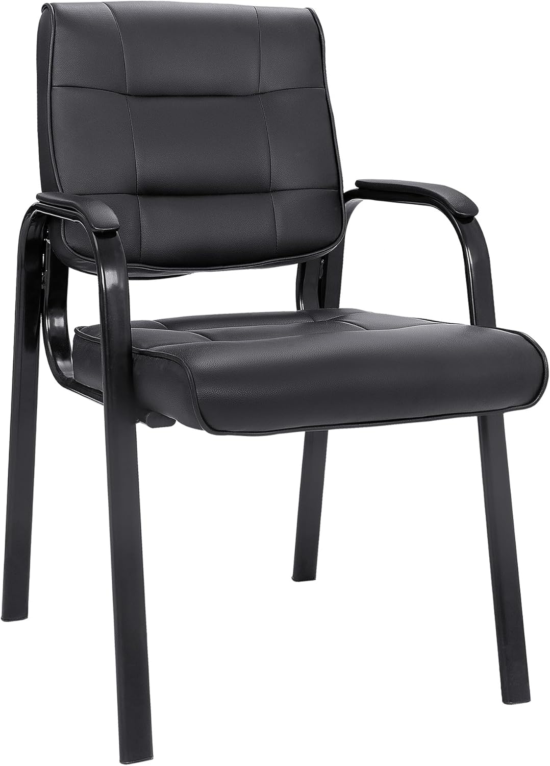 Comfortable Bonded Leather Executive Side Chair for Office Use