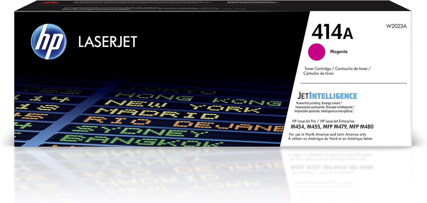 Vibrant Magenta Toner for HP Printers | HP 414A W2023A