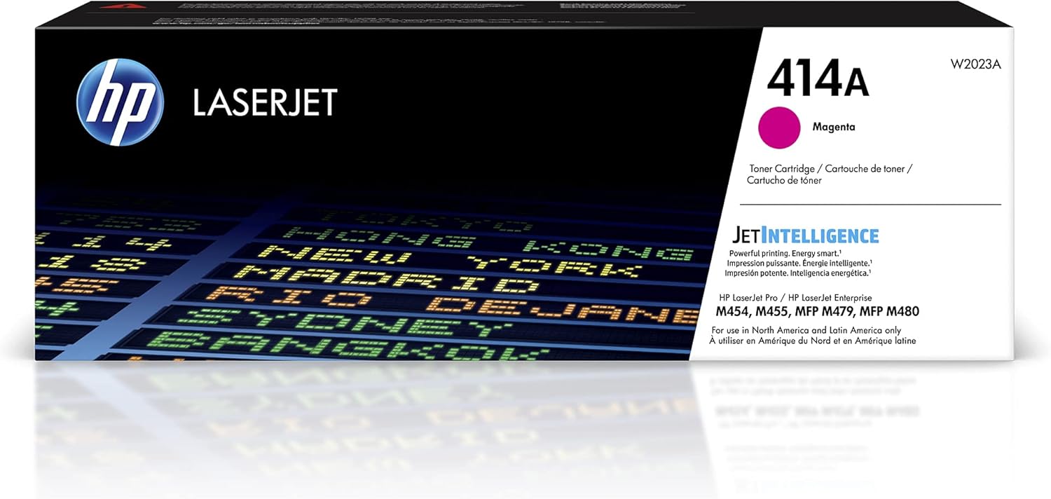 Vibrant Magenta Toner for HP Printers | HP 414A W2023A